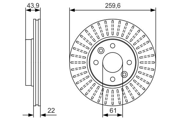 Купить 0986479S90 Bosch Ротор тормозной