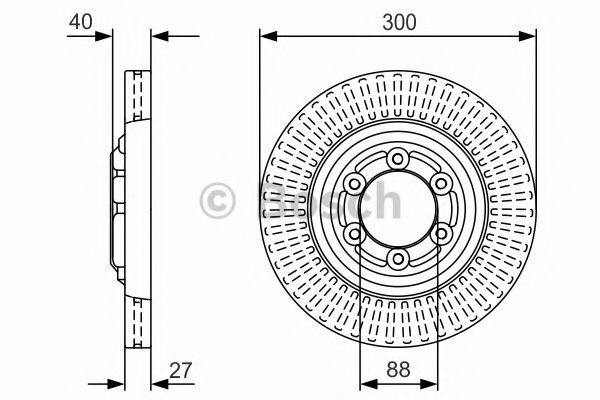 Купить 0986479V29 Bosch Ротор тормозной