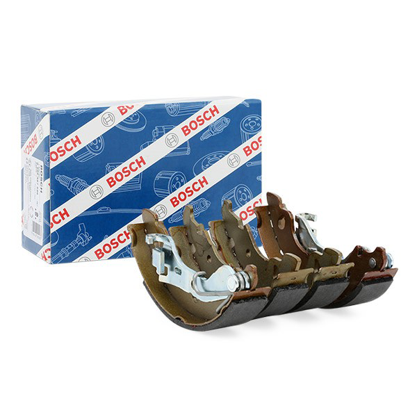 Купить 0986487596 Bosch Задние барабанные тормозные колодки