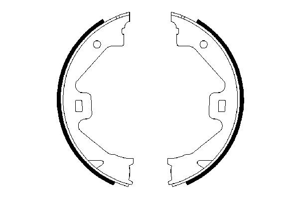 Тормозные колодки стояночного тормоза Bosch 0986487650 цена, от 19.78 USD