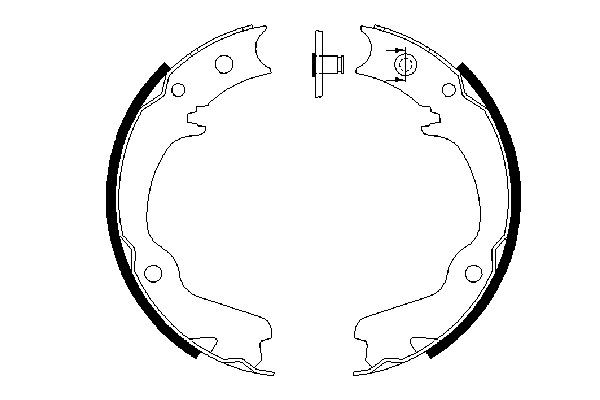 Тормозные колодки стояночного тормоза Bosch 0986487681 цена, от 25.29 USD