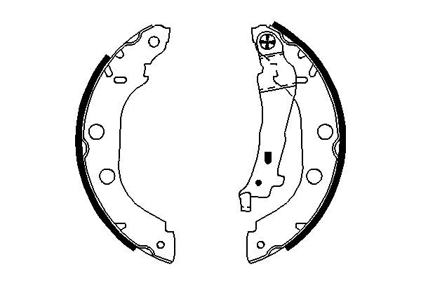Барабанные колодки Bosch 0986487699