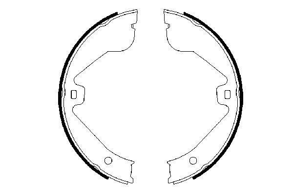 Тормозные колодки стояночного тормоза Bosch 0986487705 цена, от 29.33 USD