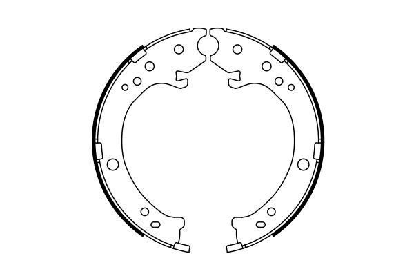 Купить 0986487765 Bosch Колодки ручника/стояночного тормоза