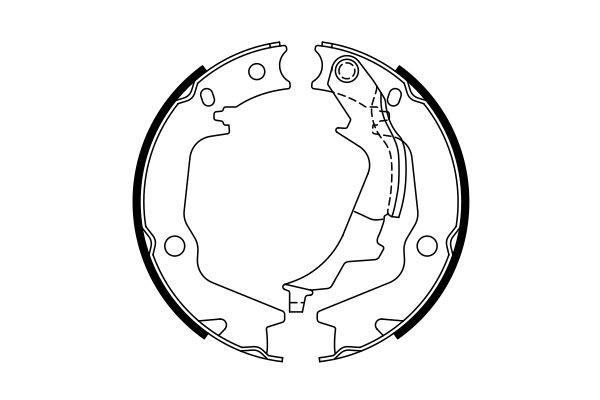 Тормозные колодки стояночного тормоза Bosch 0986487768 цена, от 27.73 USD
