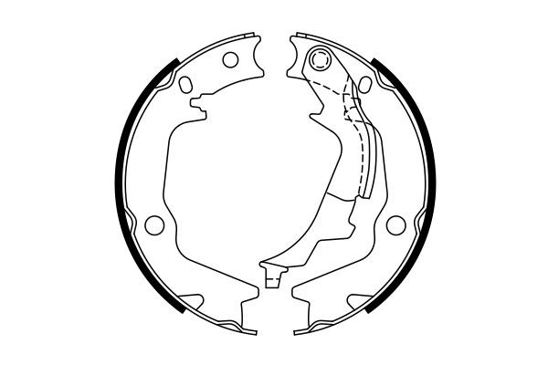 Купить 0986487769 Bosch Колодки ручника/стояночного тормоза
