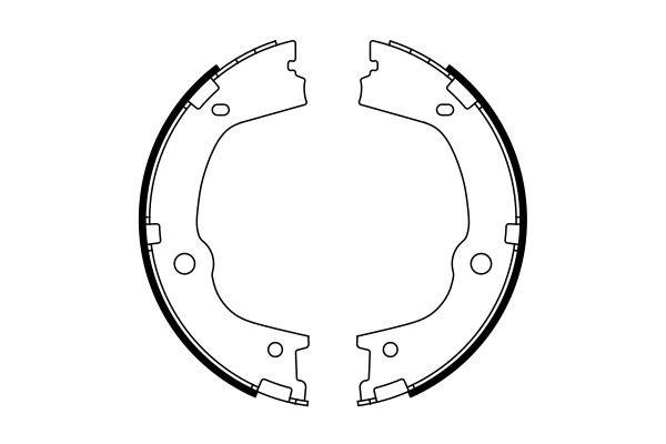 Тормозные колодки стояночного тормоза Bosch 0986487776 цена, от 31.05 USD