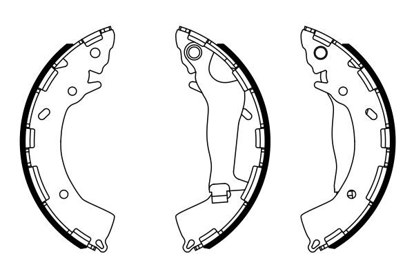 Барабанные колодки Bosch 0986487954