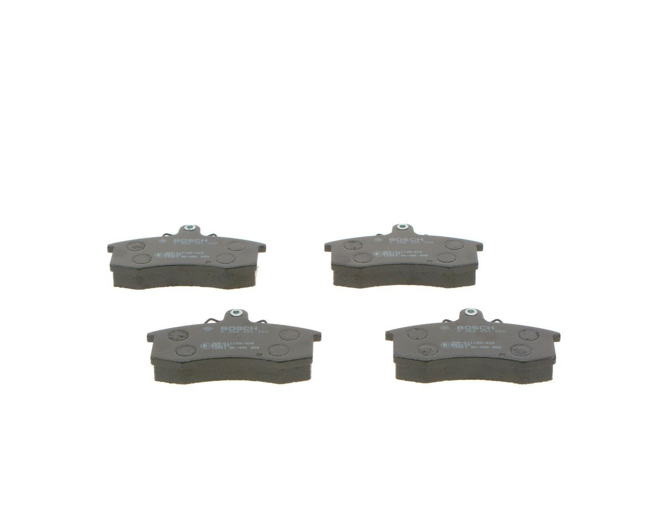 Тормозные колодки Bosch 0986491700