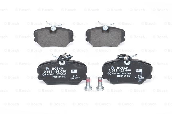 0986492090 Bosch Колодки передние