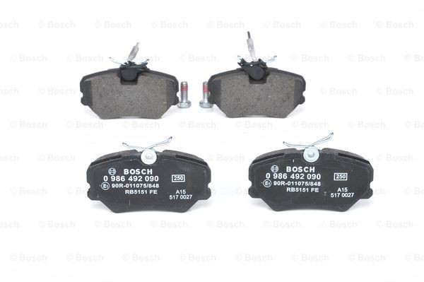 Колодки Bosch 0986492090 цена, от 14.44 USD