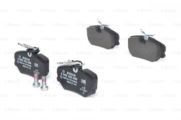 Купить 0986492090 Bosch Колодки тормозные