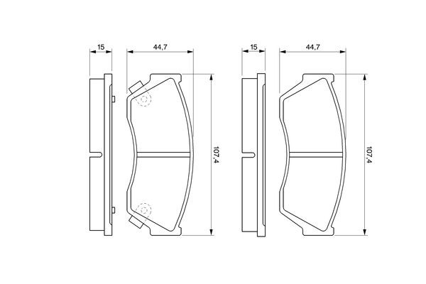 Колодки Bosch 0986493340 цена, от 17.20 USD