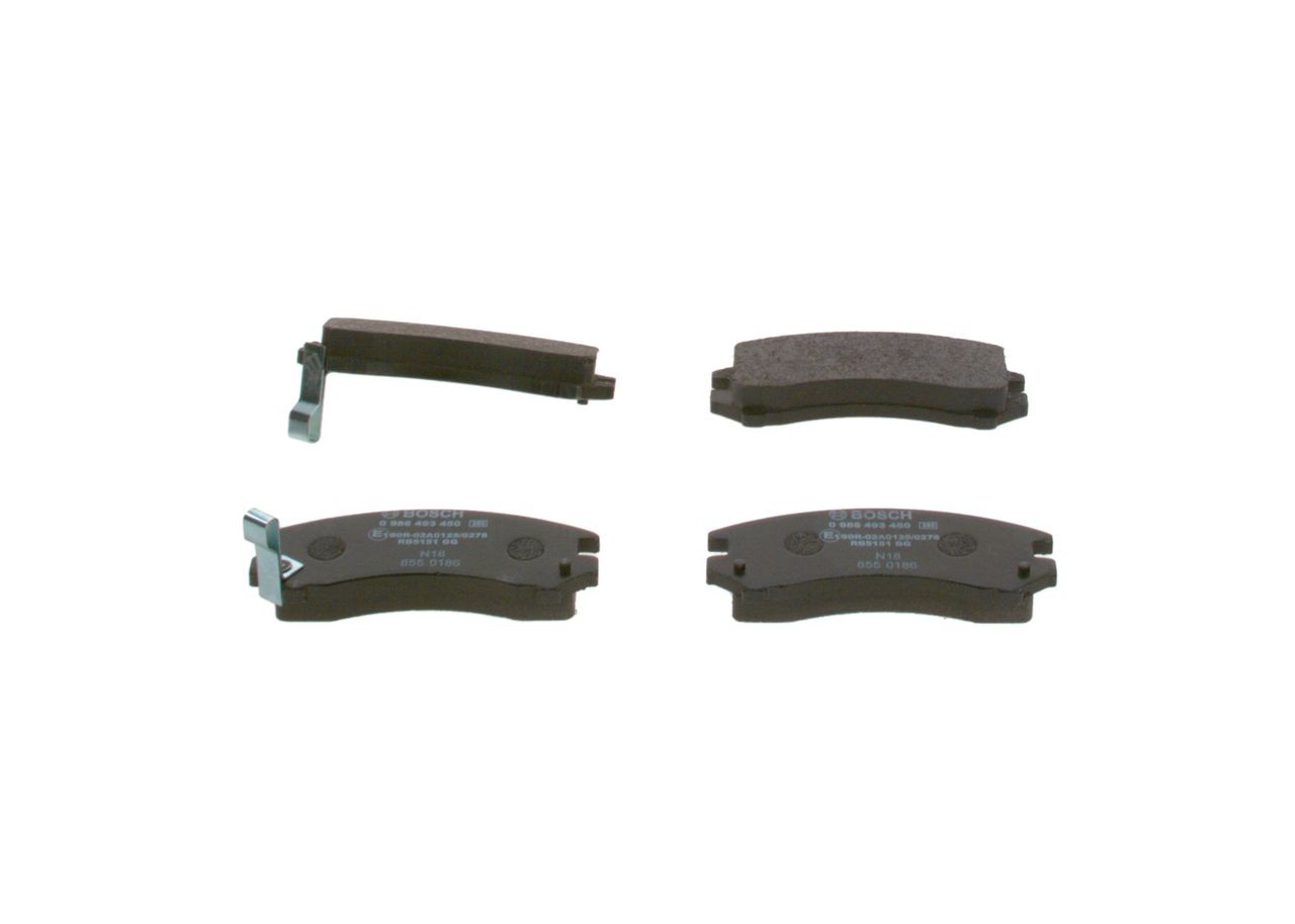 0986493450 Bosch Колодки передние
