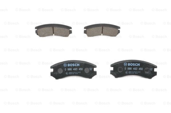 Купить 0986493450 Bosch Колодки тормозные