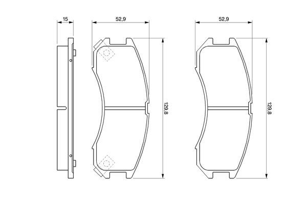 0986493790 Bosch Колодки передние