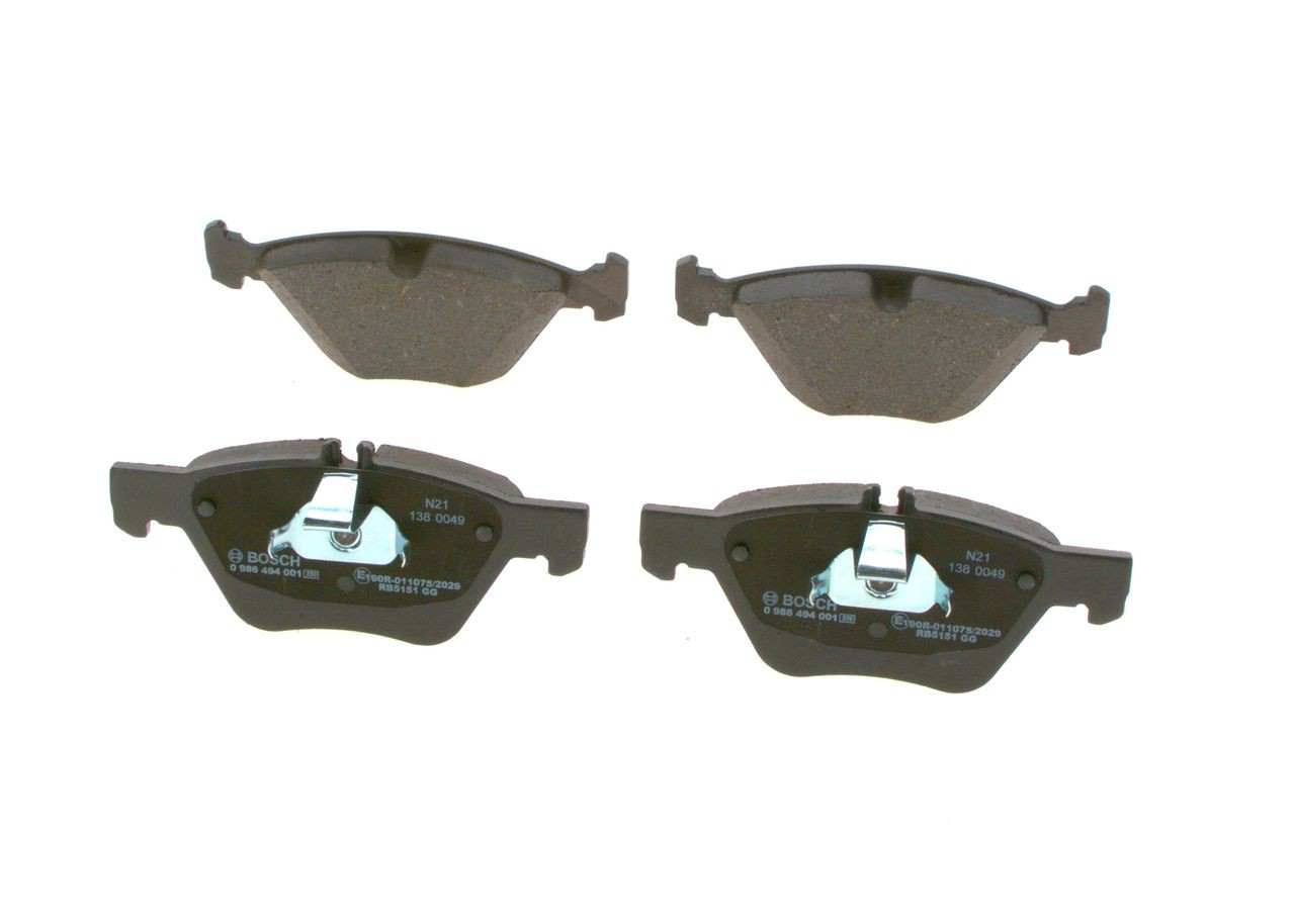 0986494001 Bosch Колодки передние