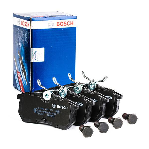 Задние тормозные колодки 0986494011 Bosch