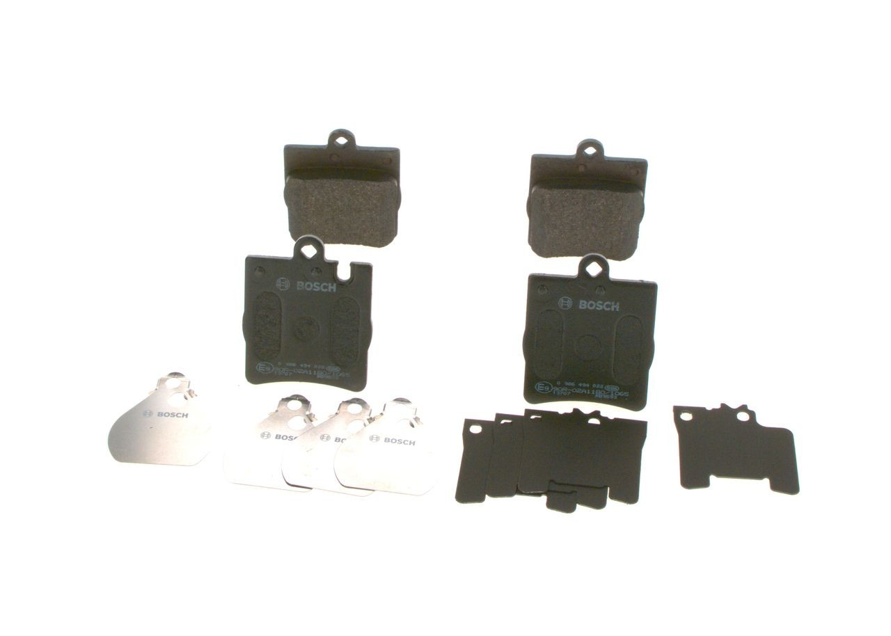 Задние дисковые колодки Bosch 0986494022
