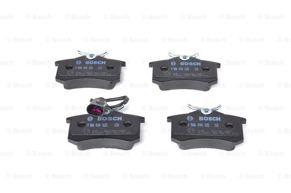 0986494025 Bosch Колодки тормозные дисковые комплект