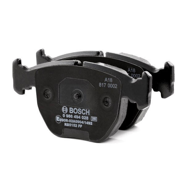 Передние тормозные колодки 0986494028 Bosch