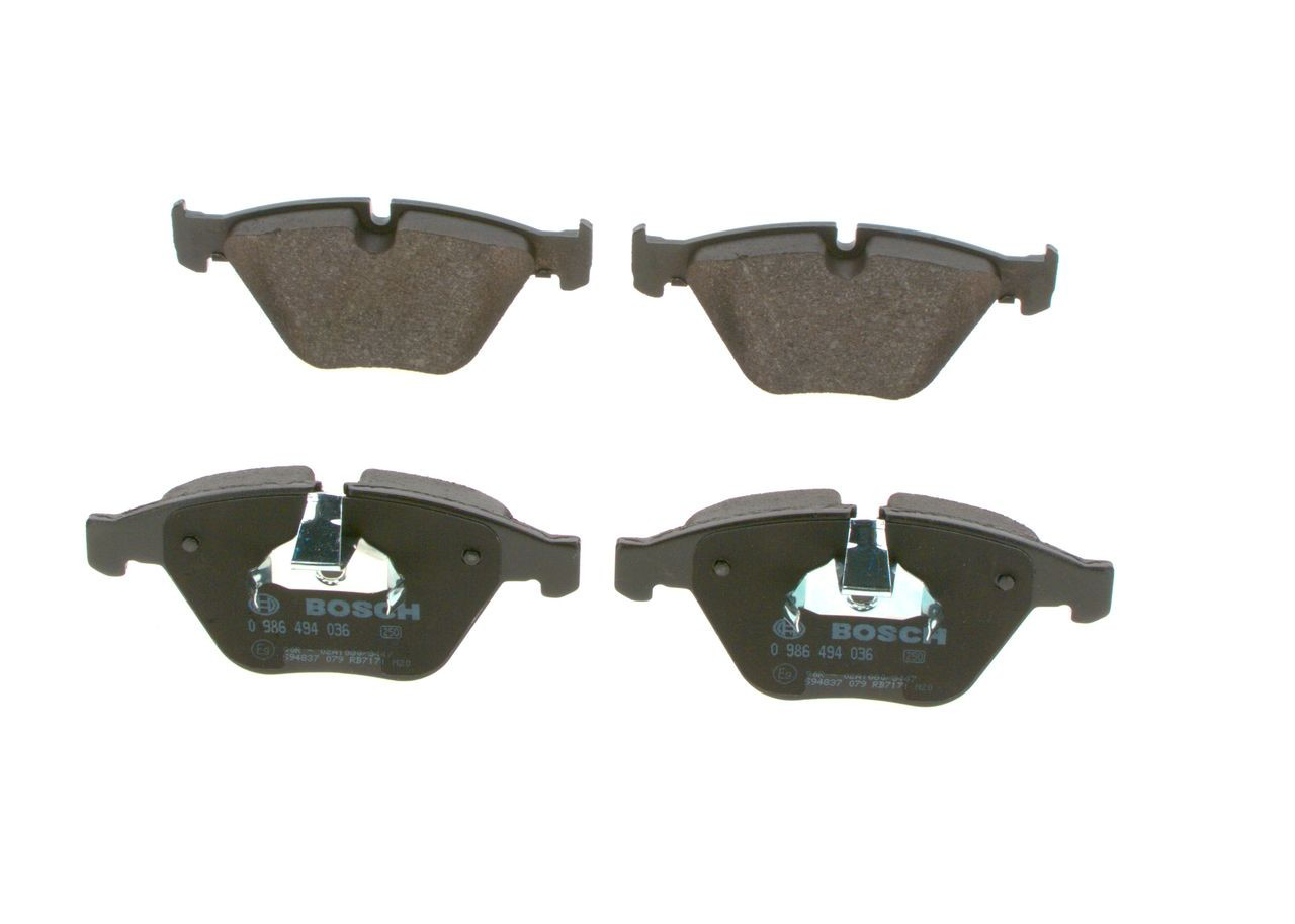Передние тормозные колодки 0986494036 Bosch