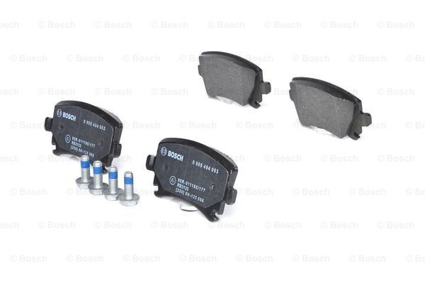 Задние тормозные колодки 0986494053 Bosch