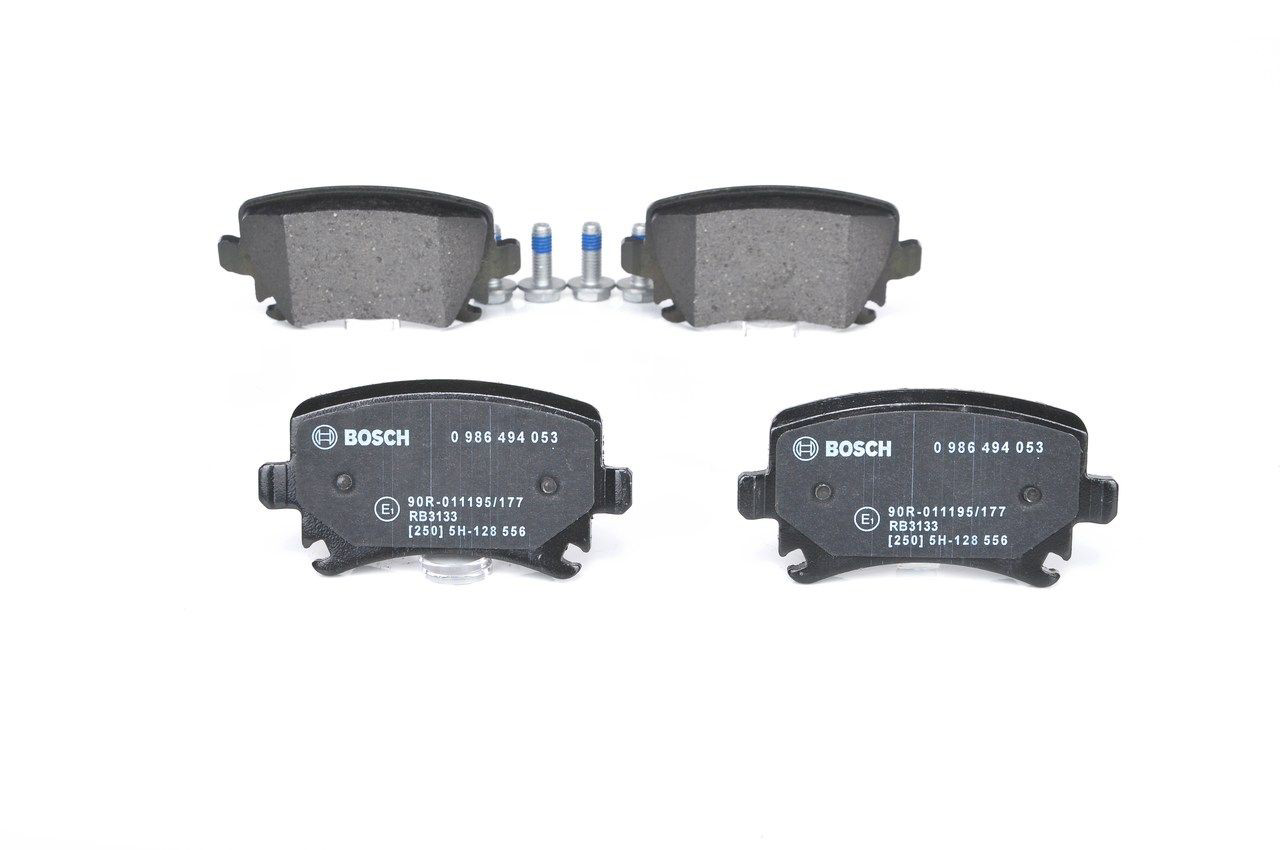 Задние тормозные колодки 0986494053 Bosch