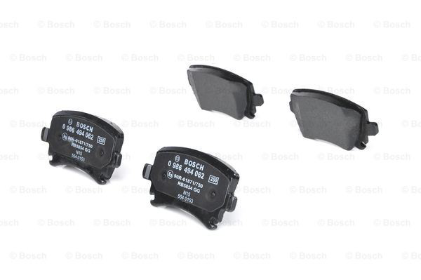0986494062 Bosch Колодки тормозные дисковые комплект