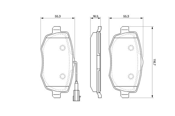 Колодки Bosch 0986494075 цена, от 22.80 USD