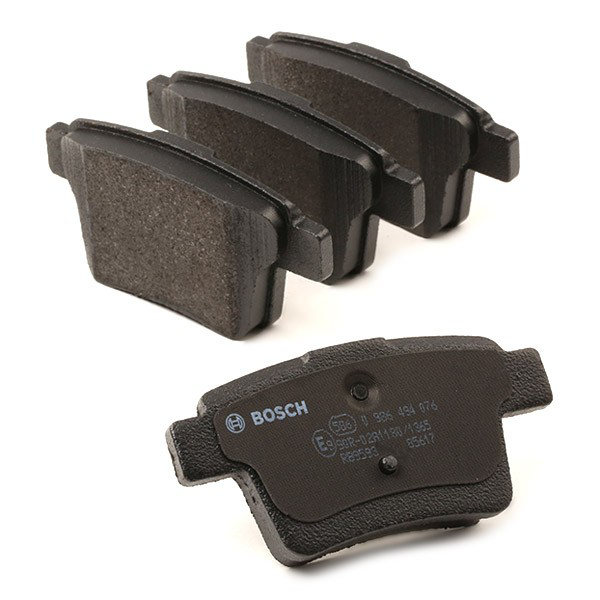 Задние тормозные колодки 0986494076 Bosch