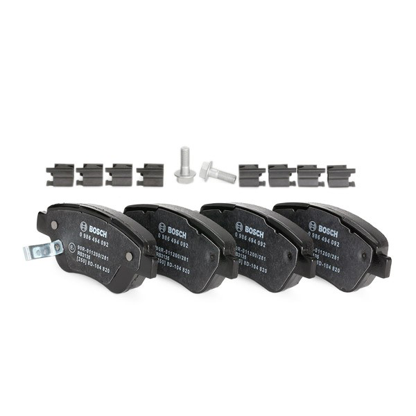 Передние тормозные колодки 0986494092 Bosch