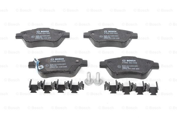 Тормозные колодки Bosch 0986494092