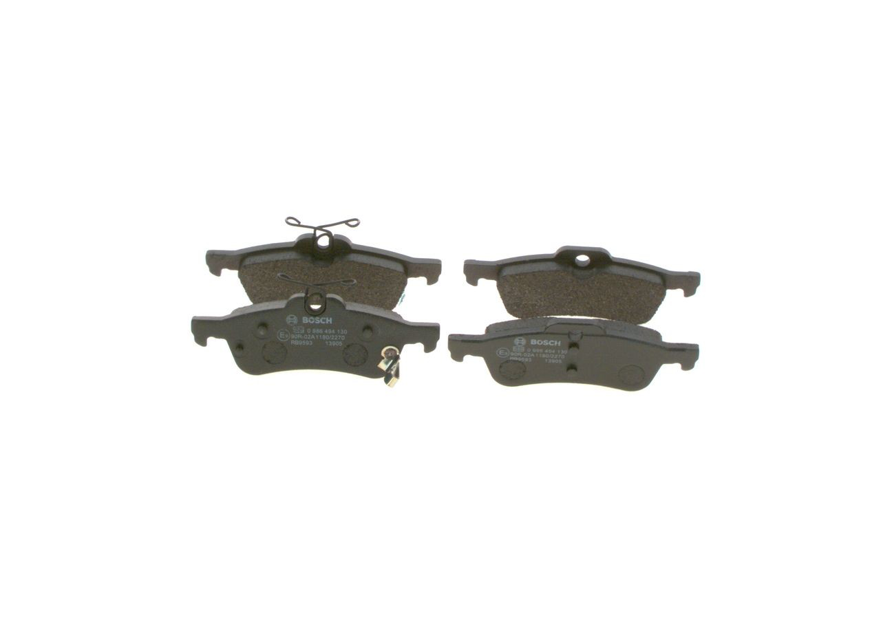 Задние тормозные колодки 0986494130 Bosch