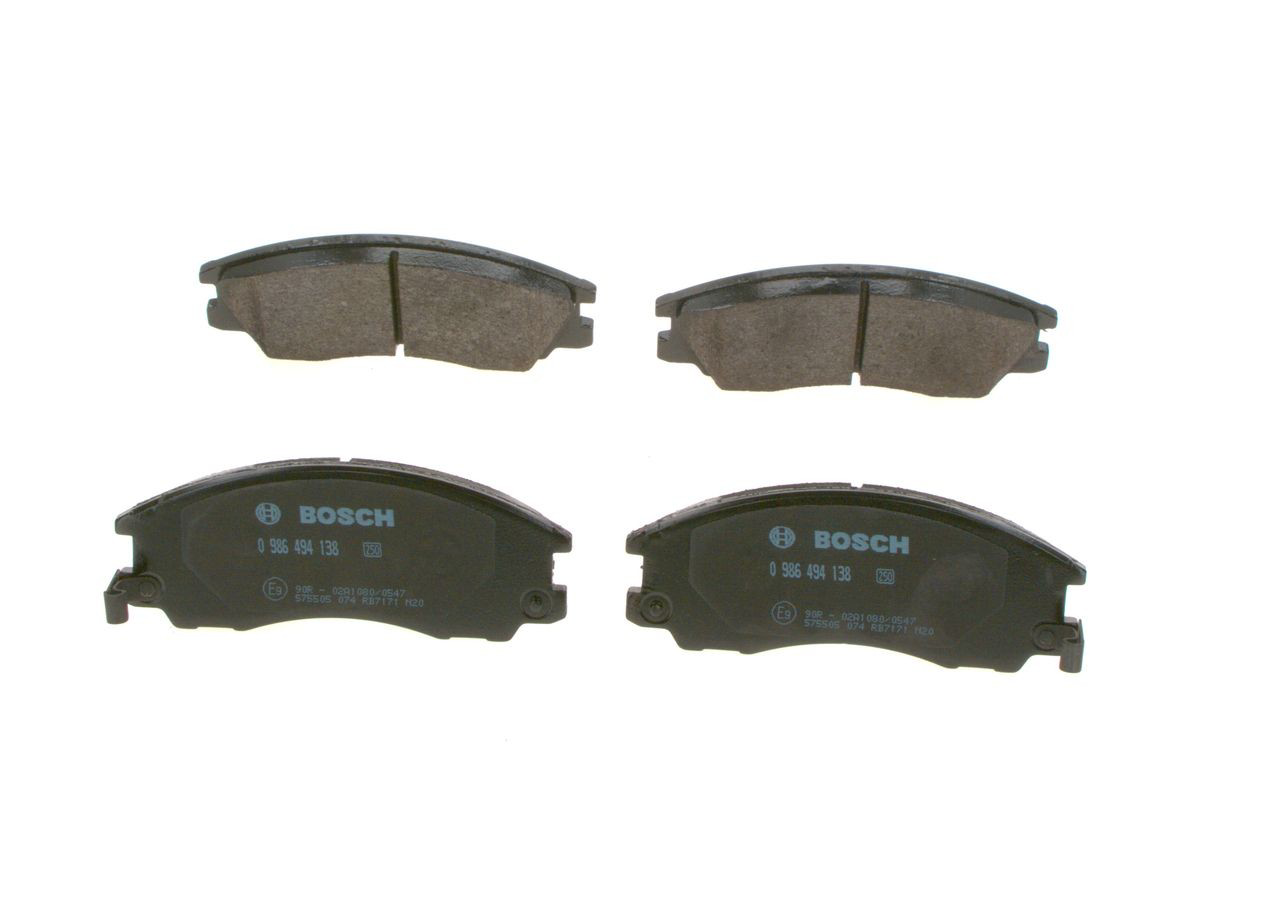 0986494138 Bosch Колодки передние