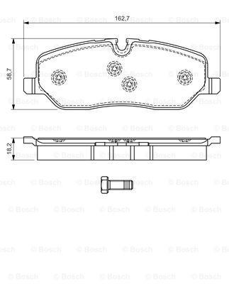 Колодки Bosch 0986494147 цена, от 39.49 USD