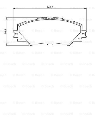 Купить 0986494174 Bosch Колодки тормозные
