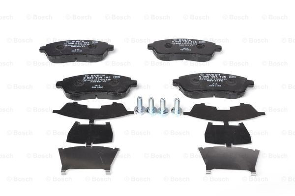 Купить 0986494195 Bosch Колодки тормозные