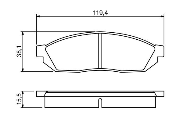 Колодки Bosch 0986494208 цена, от 15.22 USD