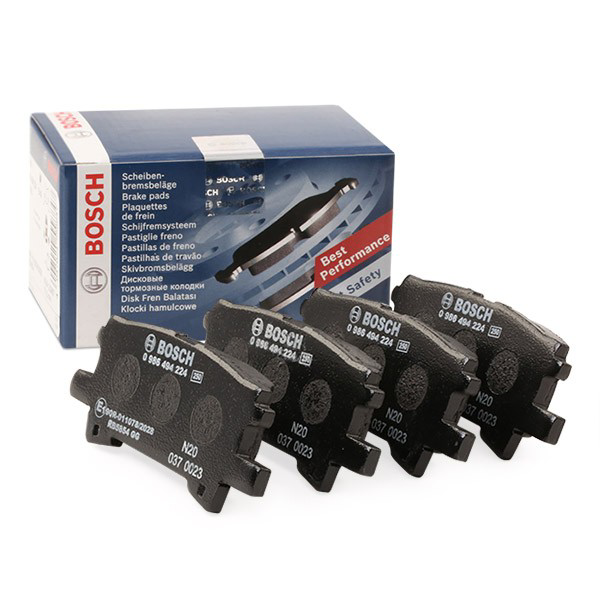 Купить 0986494224 Bosch Колодки тормозные задние, дисковые