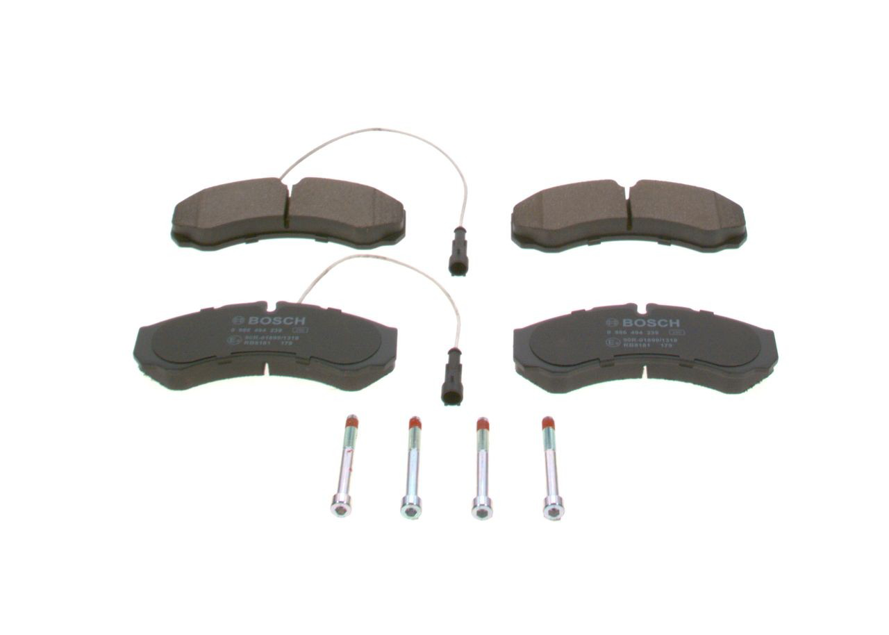 Задние дисковые колодки Bosch 0986494239