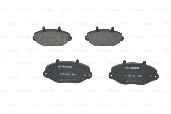 Передние тормозные колодки 0986494289 Bosch
