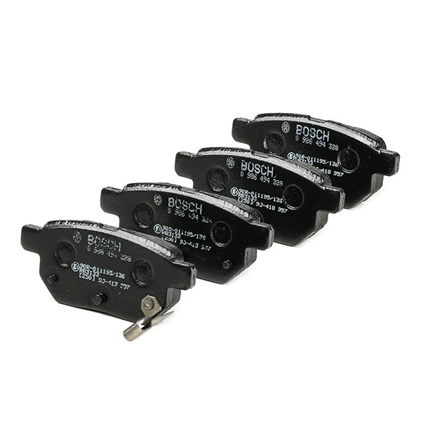 Задние тормозные колодки 0986494328 Bosch