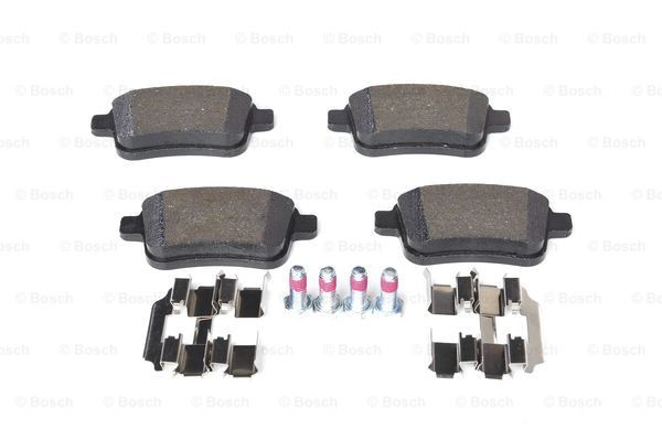 Купить 0986494331 Bosch Колодки тормозные задние, дисковые