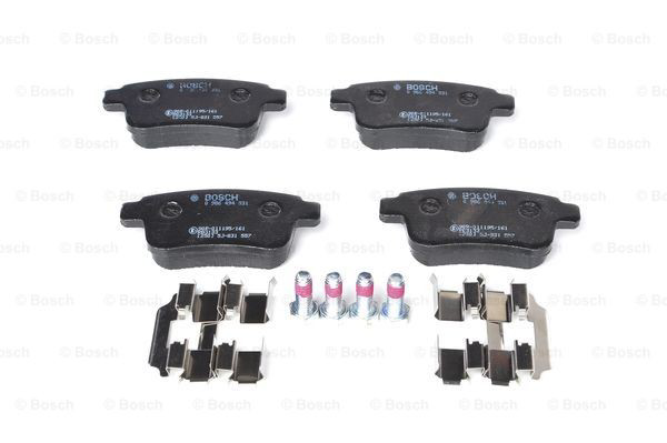 Колодки дисковые  Bosch 0986494331 цена, от 24.07 USD