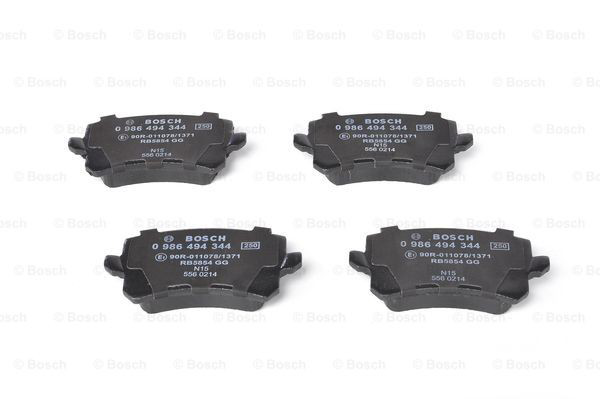 Колодки дисковые  Bosch 0986494344 цена, от 29.65 USD