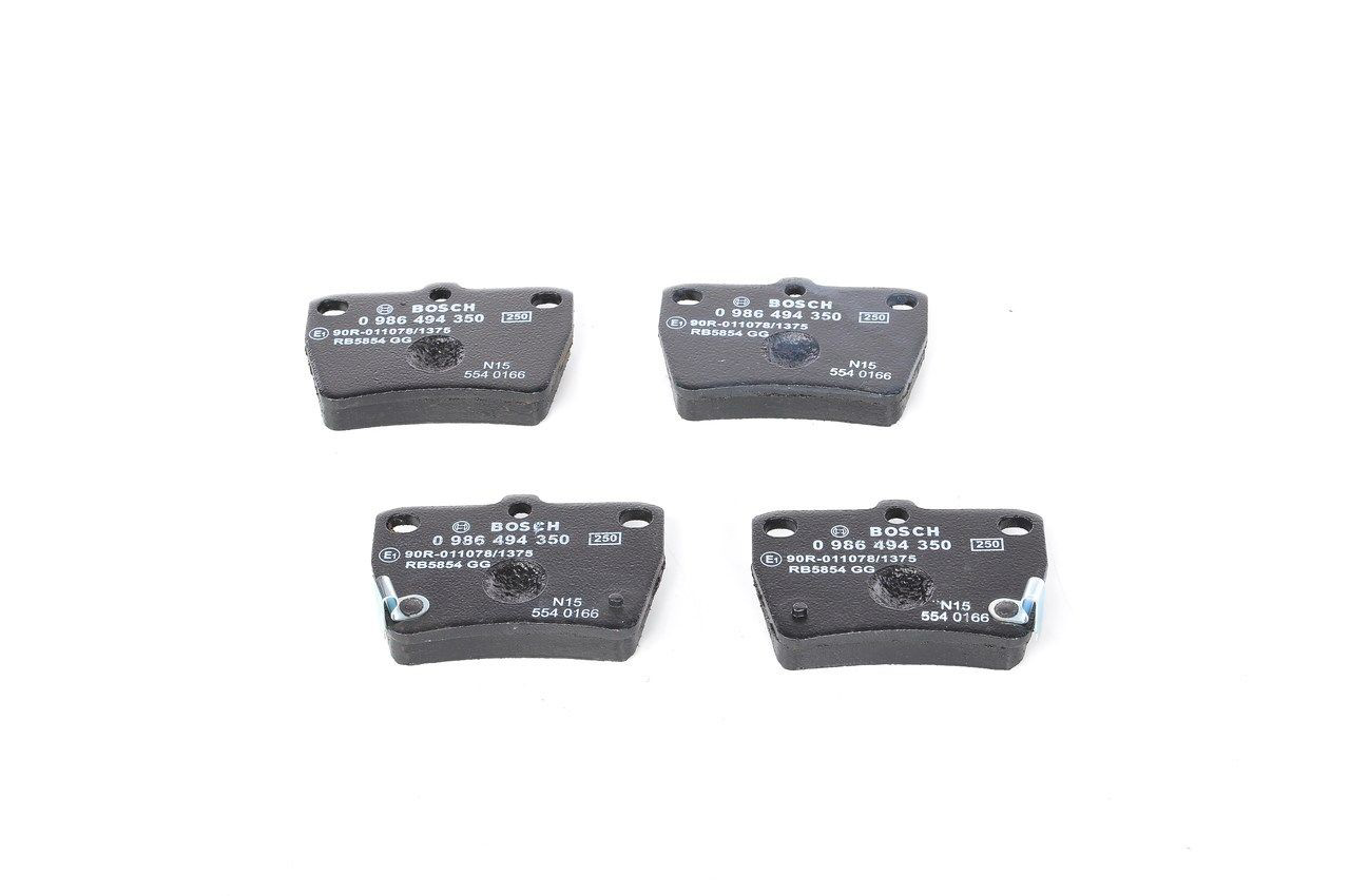 0986494350 Bosch Колодки тормозные дисковые комплект