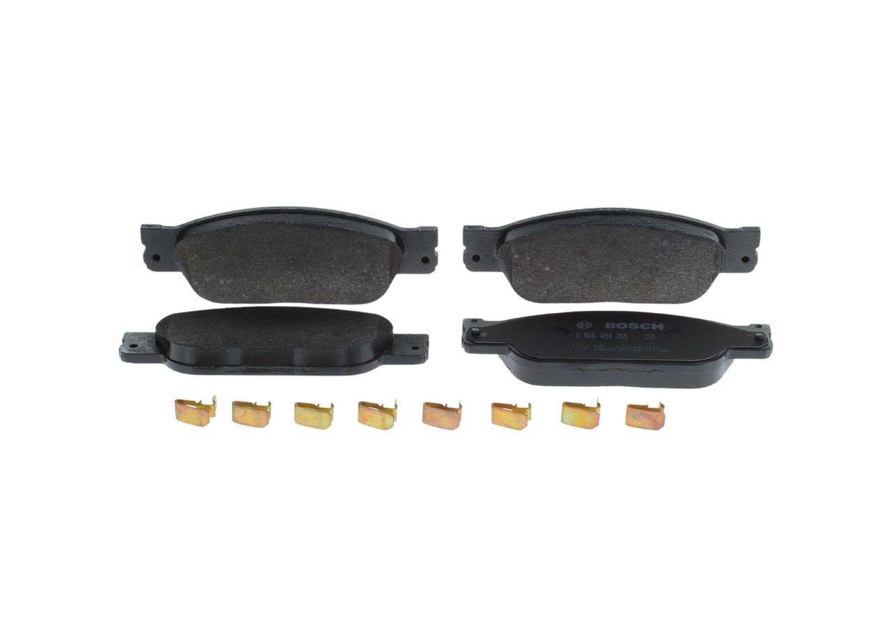 Передние тормозные колодки 0986494355 Bosch