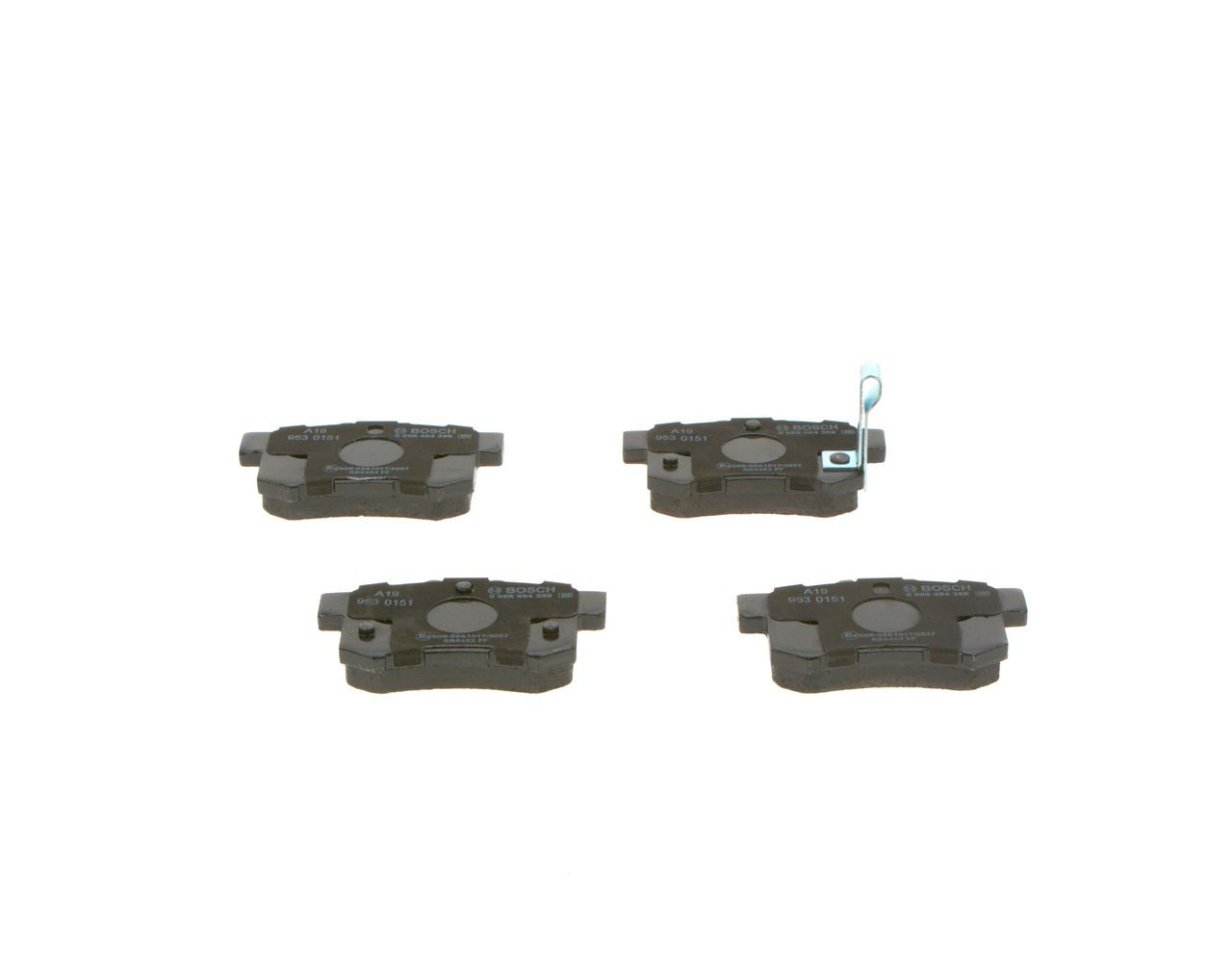 0986494358 Bosch Колодки тормозные дисковые комплект