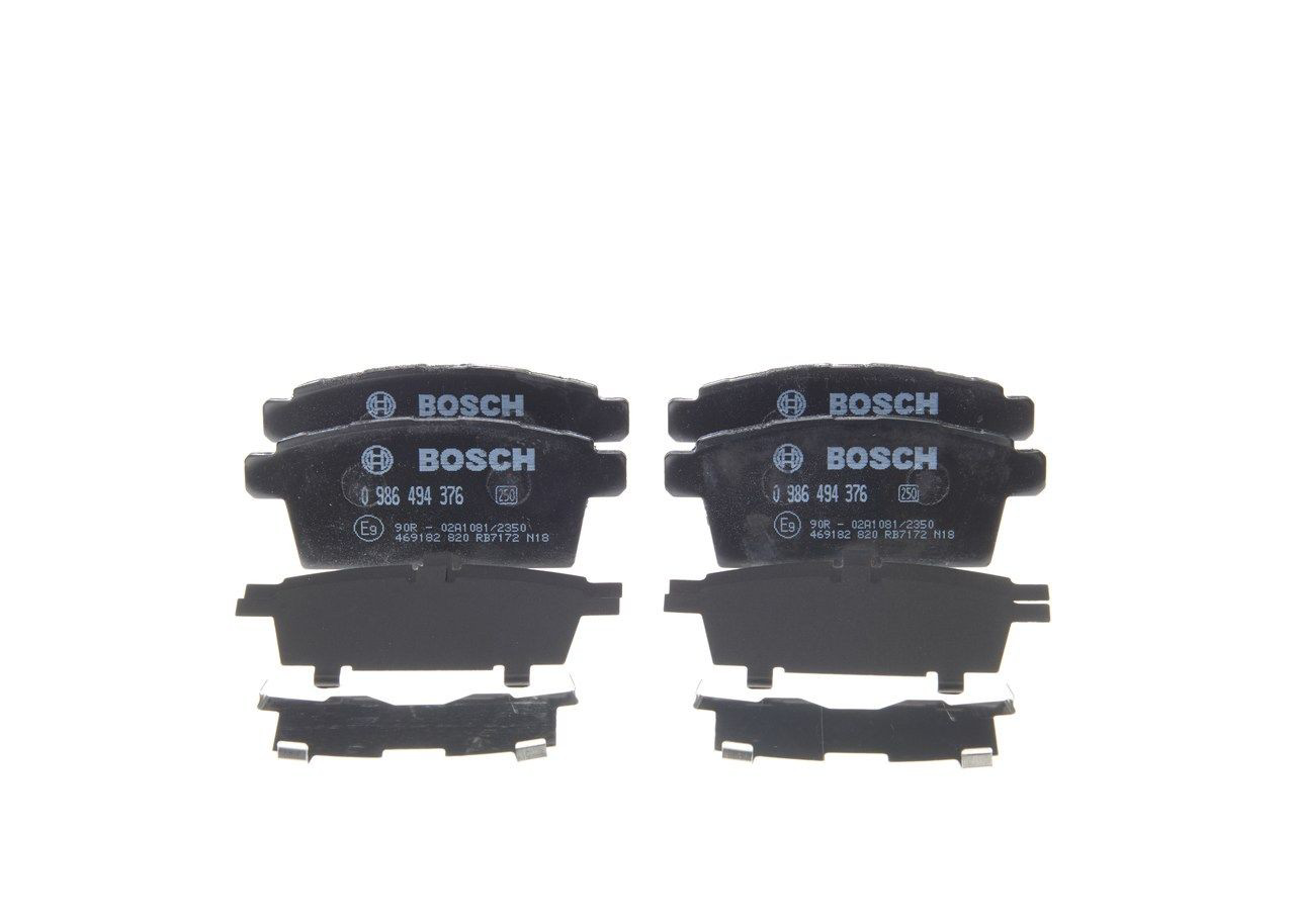 0986494376 Bosch Колодки тормозные дисковые комплект